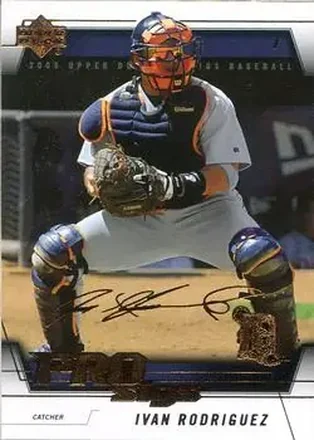 2005 Upper Deck Pro Sigs #30 - Ivan Rodriguez - Detroit Tigers