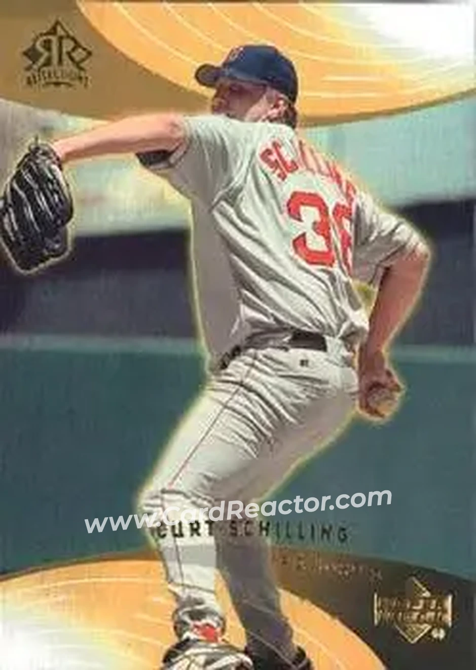 2005 Upper Deck Reflections #2 - Curt Schilling - Boston Red Sox - Front 2005 Upper Deck Reflections #2 - Curt Schilling - Boston Red Sox - Front