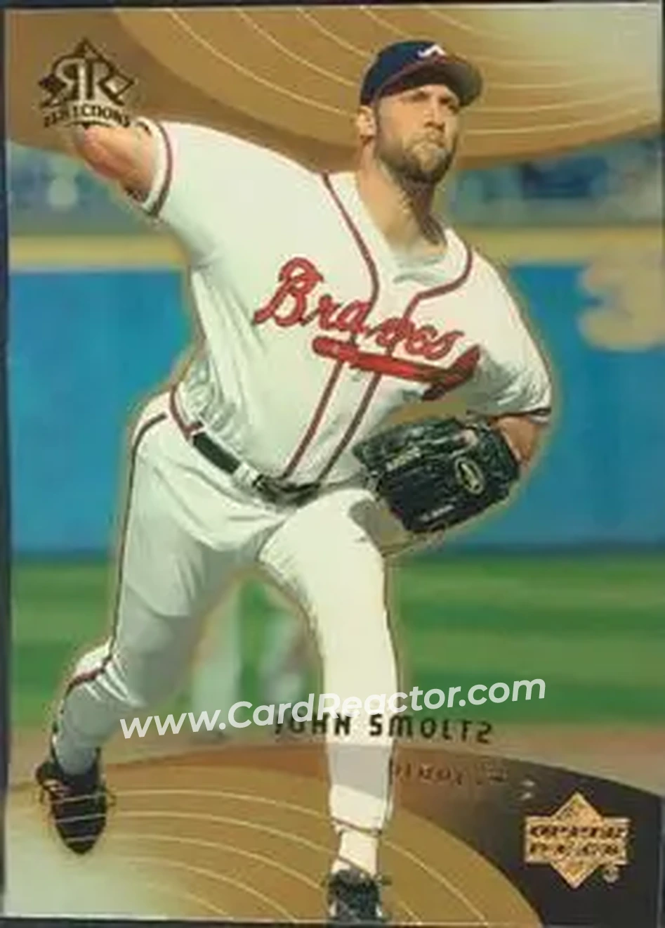 2005 Upper Deck Reflections #7 - John Smoltz - Atlanta Braves - Front 2005 Upper Deck Reflections #7 - John Smoltz - Atlanta Braves - Front