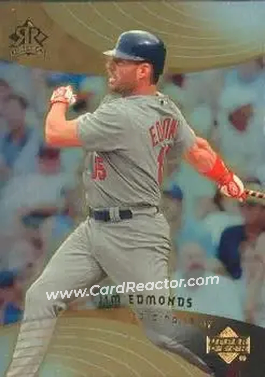 2005 Upper Deck Reflections #12 - Jim Edmonds - St. Louis Cardinals - Front 2005 Upper Deck Reflections #12 - Jim Edmonds - St. Louis Cardinals - Front