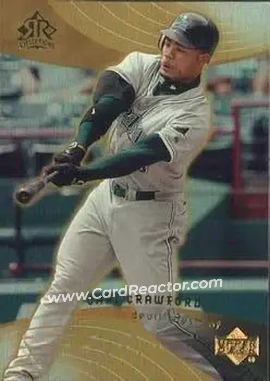 2005 Upper Deck Reflections #21 - Carl Crawford - Tampa Bay Devil Rays - Front 2005 Upper Deck Reflections #21 - Carl Crawford - Tampa Bay Devil Rays - Front