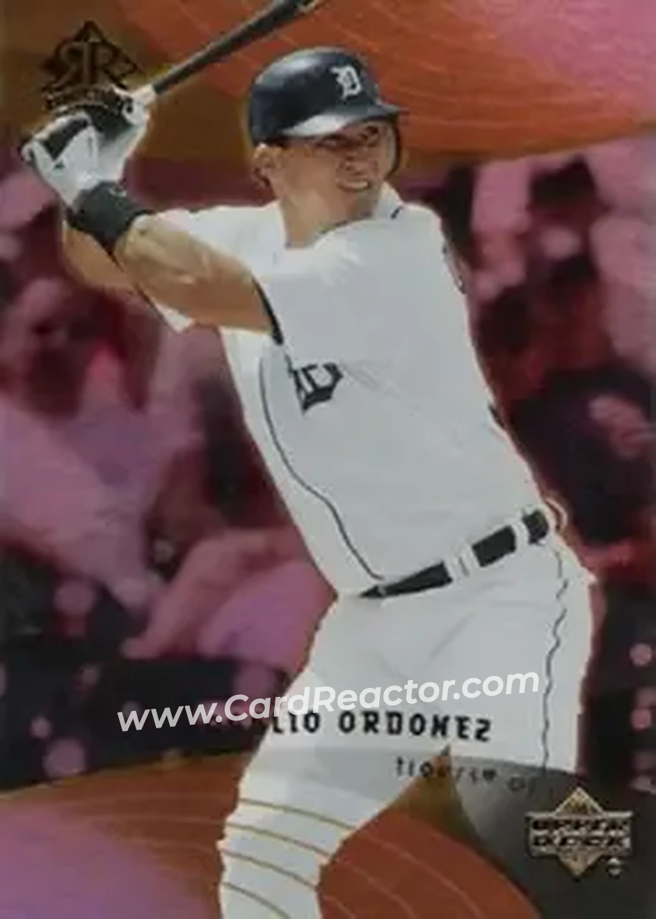 2005 Upper Deck Reflections #30 - Magglio Ordonez - Detroit Tigers - Front 2005 Upper Deck Reflections #30 - Magglio Ordonez - Detroit Tigers - Front