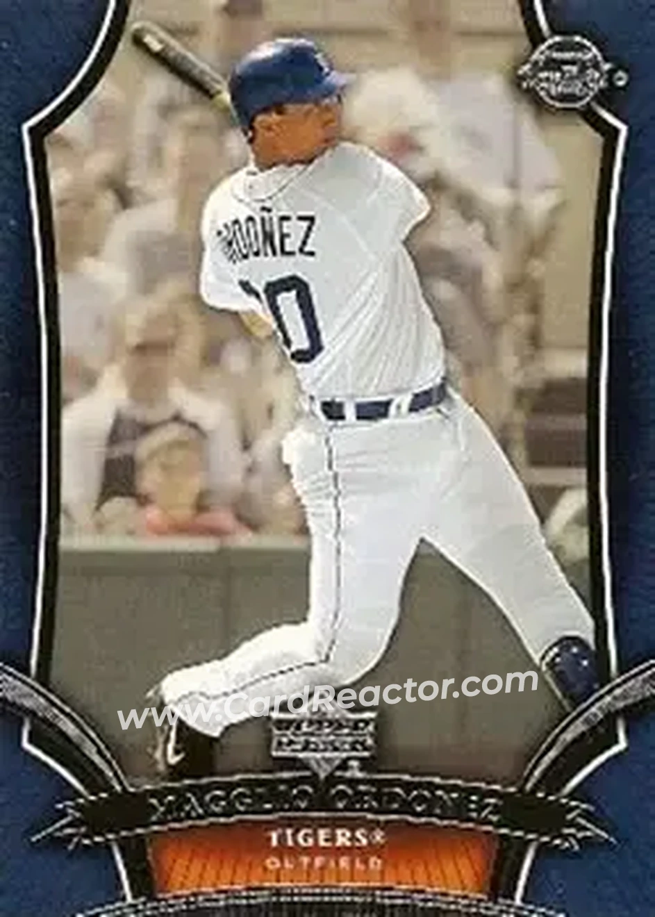 2005 Upper Deck Sweet Spot #1 - Magglio Ordonez - Detroit Tigers - Front 2005 Upper Deck Sweet Spot #1 - Magglio Ordonez - Detroit Tigers - Front