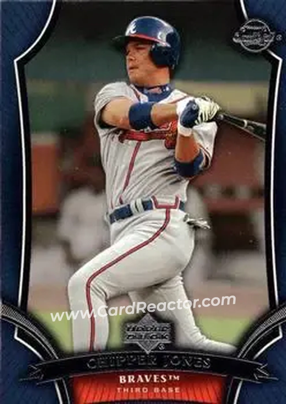 2005 Upper Deck Sweet Spot #13 - Chipper Jones - Atlanta Braves - Front
