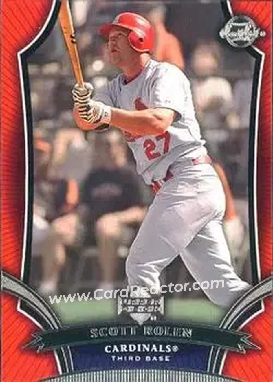 2005 Upper Deck Sweet Spot #21 - Scott Rolen - St. Louis Cardinals - Front