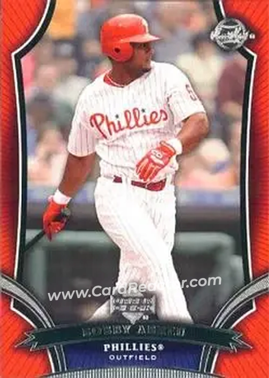 2005 Upper Deck Sweet Spot #24 - Bob Abreu - Philadelphia Phillies - Front 2005 Upper Deck Sweet Spot #24 - Bob Abreu - Philadelphia Phillies - Front