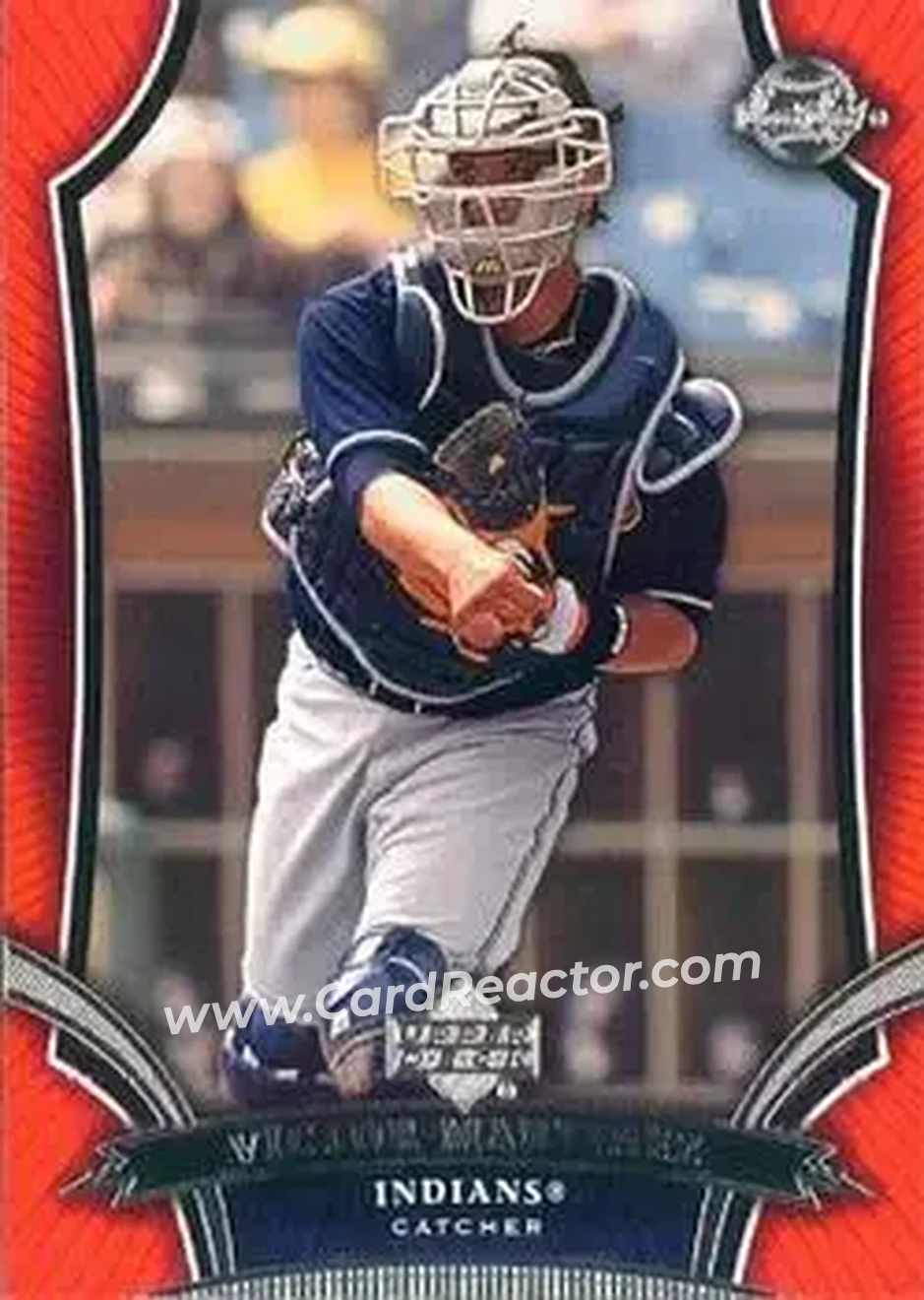 2005 Upper Deck Sweet Spot #31 - Victor Martinez - Cleveland Indians - Front 2005 Upper Deck Sweet Spot #31 - Victor Martinez - Cleveland Indians - Front