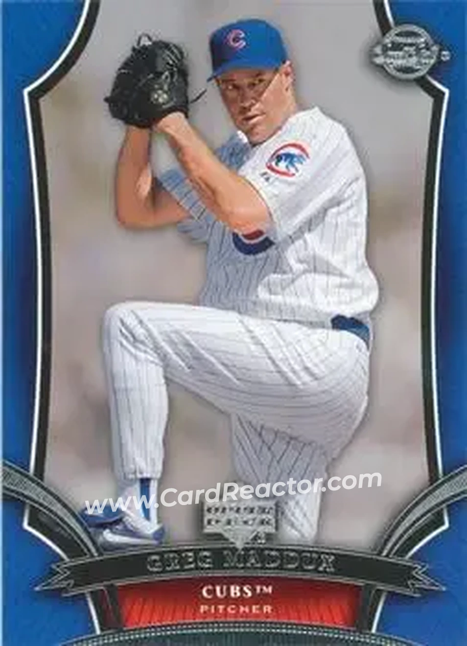 2005 Upper Deck Sweet Spot #32 - Greg Maddux - Chicago Cubs - Front 2005 Upper Deck Sweet Spot #32 - Greg Maddux - Chicago Cubs - Front