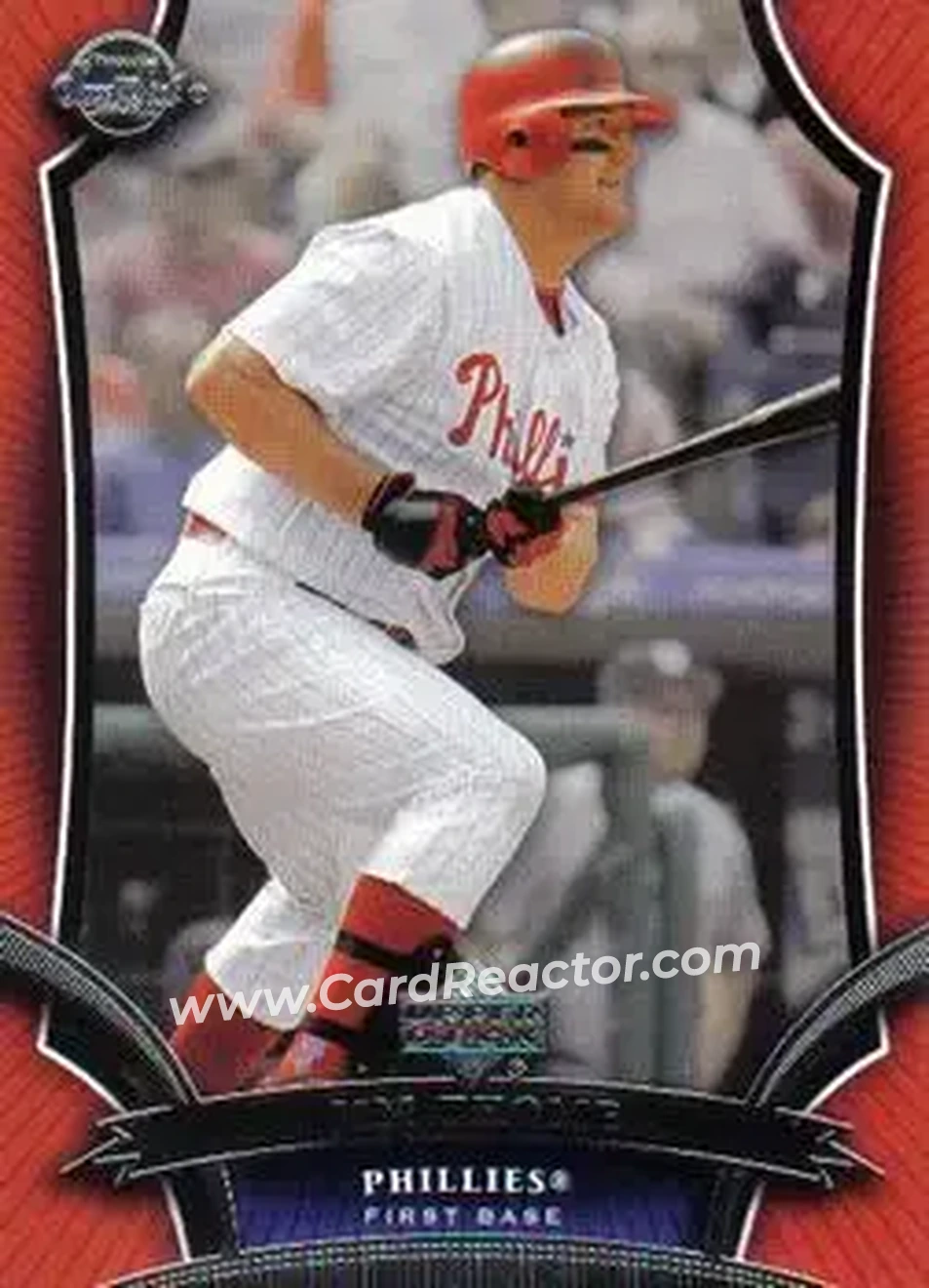 2005 Upper Deck Sweet Spot #33 - Jim Thome - Philadelphia Phillies - Front 2005 Upper Deck Sweet Spot #33 - Jim Thome - Philadelphia Phillies - Front