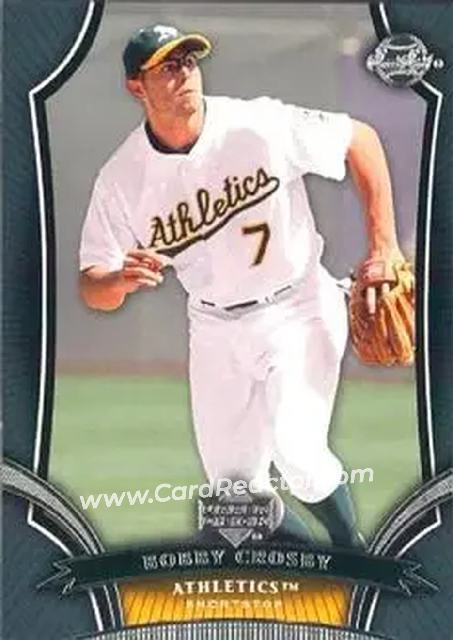 2005 Upper Deck Sweet Spot #39 - Bobby Crosby - Oakland Athletics - Front 2005 Upper Deck Sweet Spot #39 - Bobby Crosby - Oakland Athletics - Front