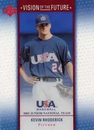 2005 Upper Deck USA Baseball Junior National Team - Vision of the Future #A-29 - Kevin Rhoderick - USA