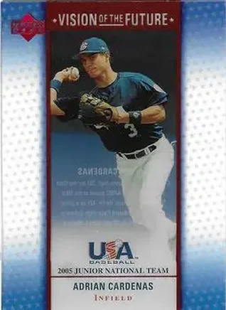 2005 Upper Deck USA Baseball Junior National Team - Vision of the Future #A-38 - Adrian Cardenas - USA