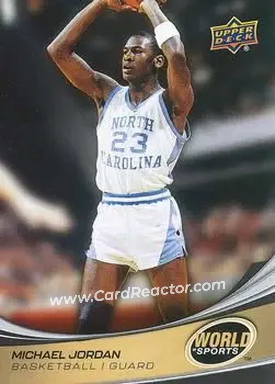 2026 Upper Deck World of Sports Volume II #MJ - Michael Jordan - North Carolina Tar Heels
