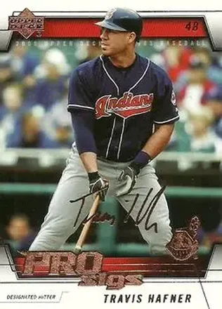 2005 Upper Deck Pro Sigs #27 - Travis Hafner - Cleveland Indians