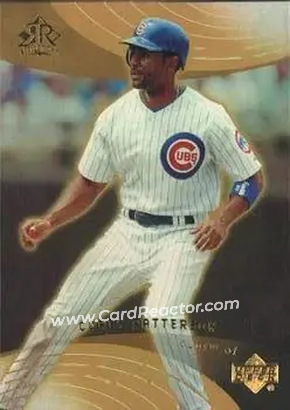 2005 Upper Deck Reflections #1 - Corey Patterson - Chicago Cubs - Front 2005 Upper Deck Reflections #1 - Corey Patterson - Chicago Cubs - Front