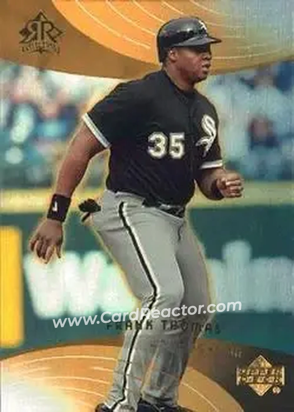 2005 Upper Deck Reflections #22 - Frank Thomas - Chicago White Sox - Front 2005 Upper Deck Reflections #22 - Frank Thomas - Chicago White Sox - Front