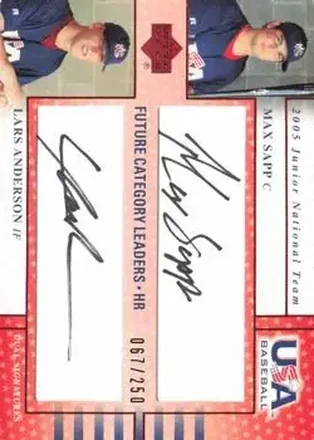 2005 Upper Deck USA Baseball Junior National Team feature card