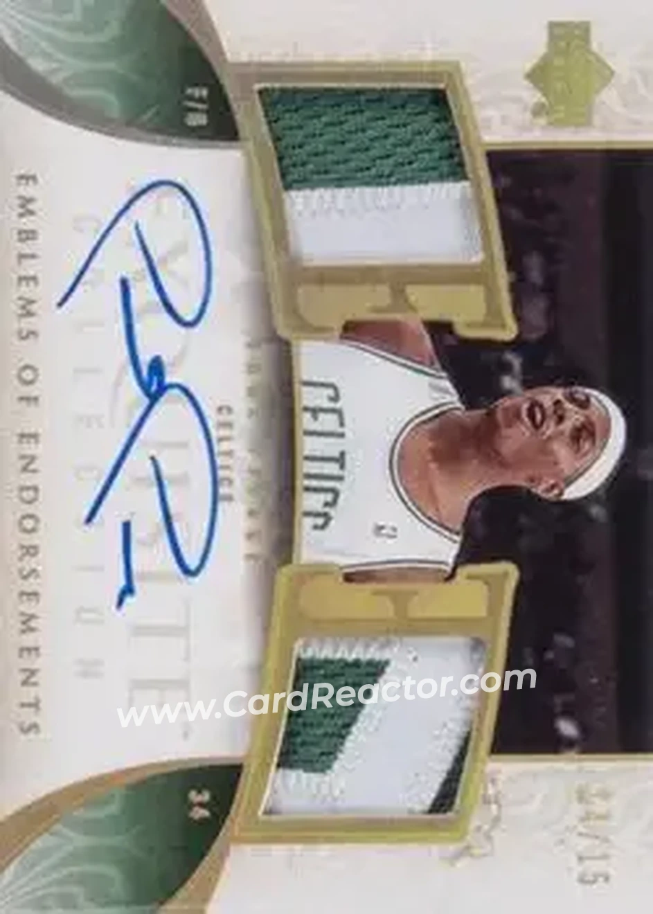 2005-06 Upper Deck Exquisite Collection - Emblems of Endorsements #EM-PP - Paul Pierce - Boston Celtics - Front