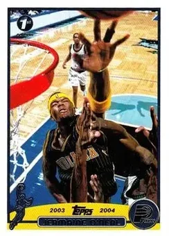 2003-04 Topps 1st Edition #7 - Jermaine O'Neal - Indiana Pacers
