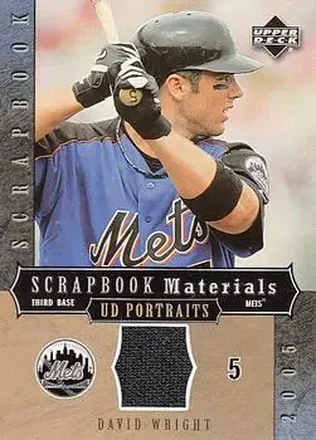 2005 Upper Deck Portraits - Scrapbook Materials #SM-DW - David Wright - New York Mets