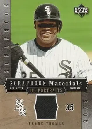 2005 Upper Deck Portraits - Scrapbook Materials #SM-FT - Frank Thomas - Chicago White Sox