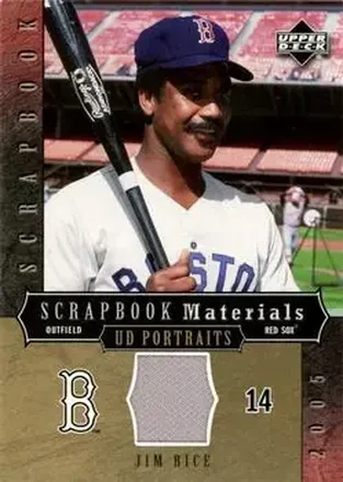 2005 Upper Deck Portraits - Scrapbook Materials #SM-JR - Jim Rice - Boston Red Sox