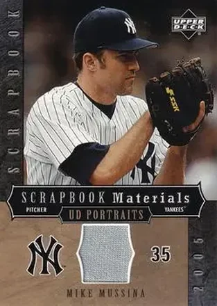 2005 Upper Deck Portraits - Scrapbook Materials #SM-MM - Mike Mussina - New York Yankees