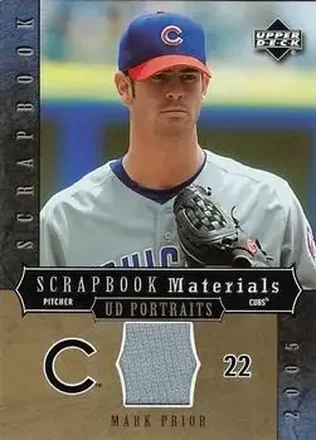 2005 Upper Deck Portraits - Scrapbook Materials #SM-MP - Mark Prior - Chicago Cubs