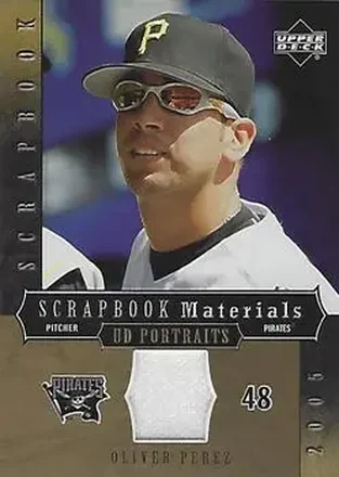 2005 Upper Deck Portraits - Scrapbook Materials #SM-OP - Oliver Perez - Pittsburgh Pirates