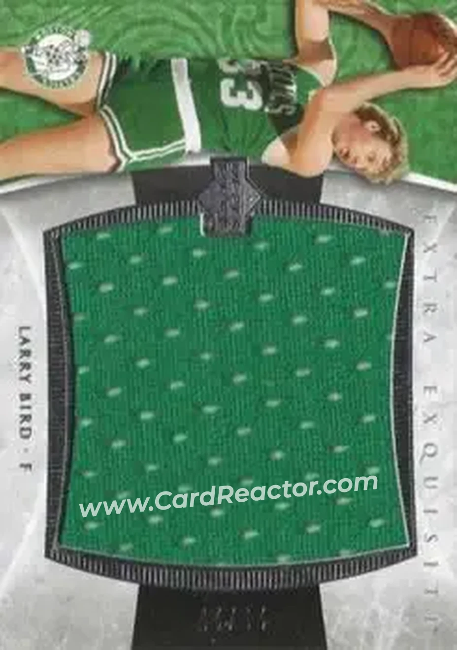2005-06 Upper Deck Exquisite Collection - Extra Exquisite #EX-LB - Larry Bird - Boston Celtics - Front