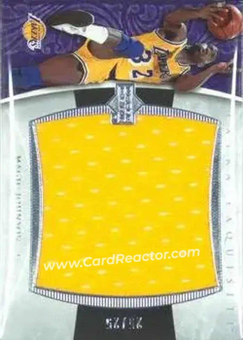 2005-06 Upper Deck Exquisite Collection - Extra Exquisite #EX-MA - Magic Johnson - Los Angeles Lakers - Front