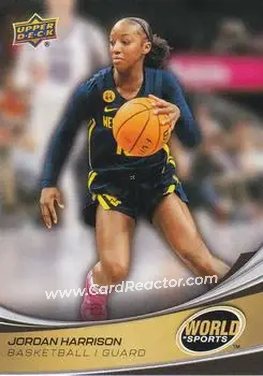2026 Upper Deck World of Sports Volume II #223 - Jordan Harrison - West Virginia Mountaineers - Front