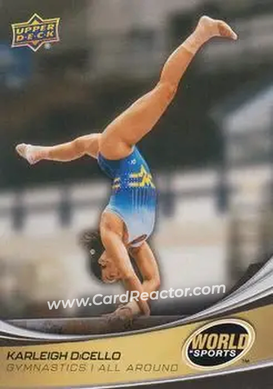 2026 Upper Deck World of Sports Volume II #224 - Karleigh DiCello - West Virginia Mountaineers - Front