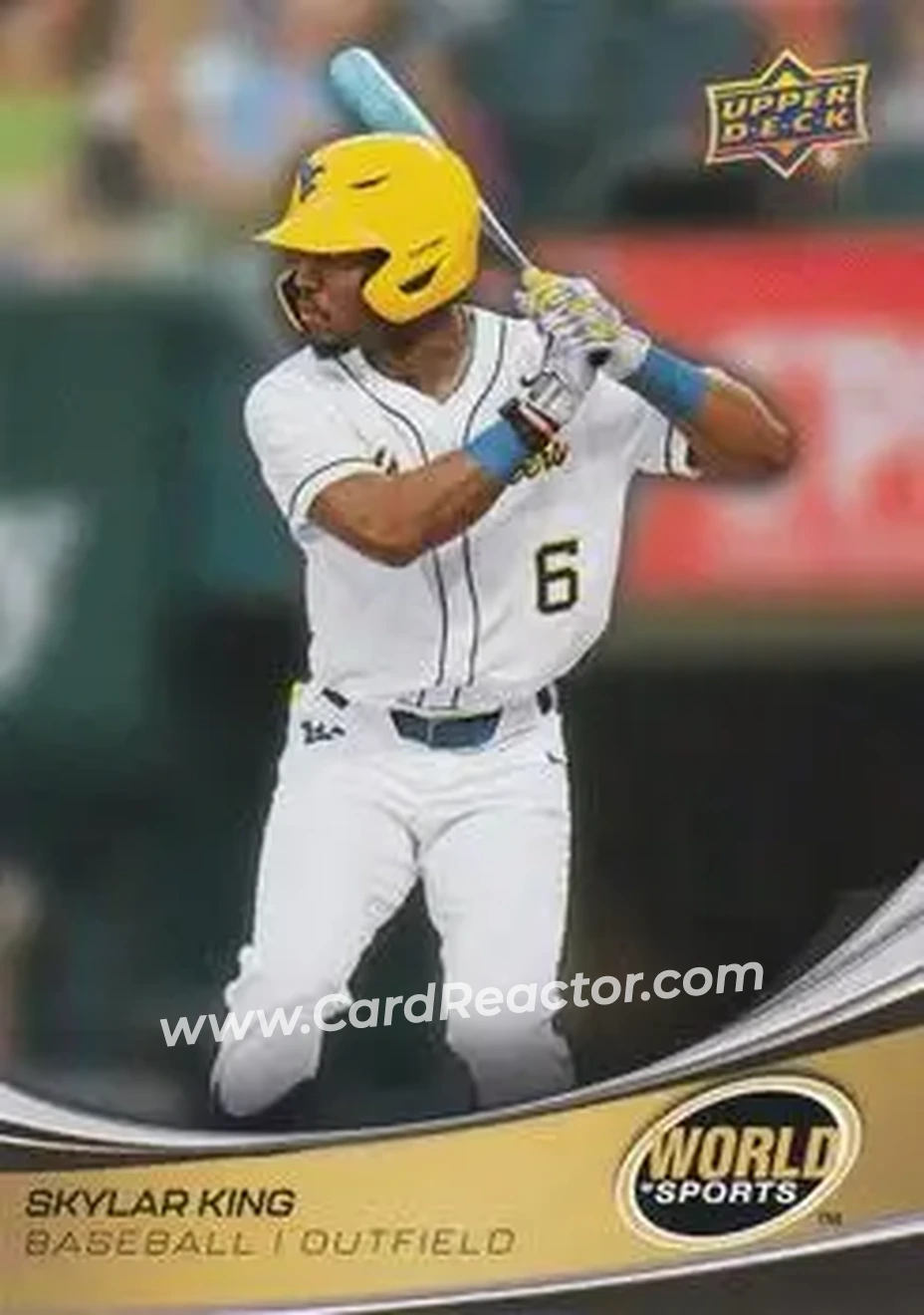 2026 Upper Deck World of Sports Volume II #240 - Skylar King - West Virginia Mountaineers - Front