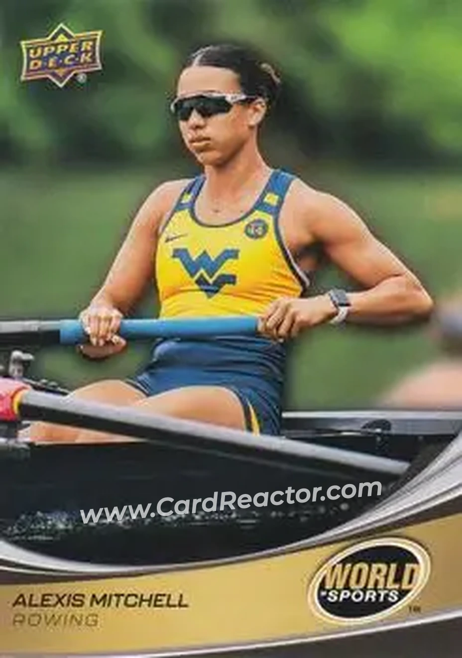 2026 Upper Deck World of Sports Volume II #242 - Alexis Mitchell - West Virginia Mountaineers - Front