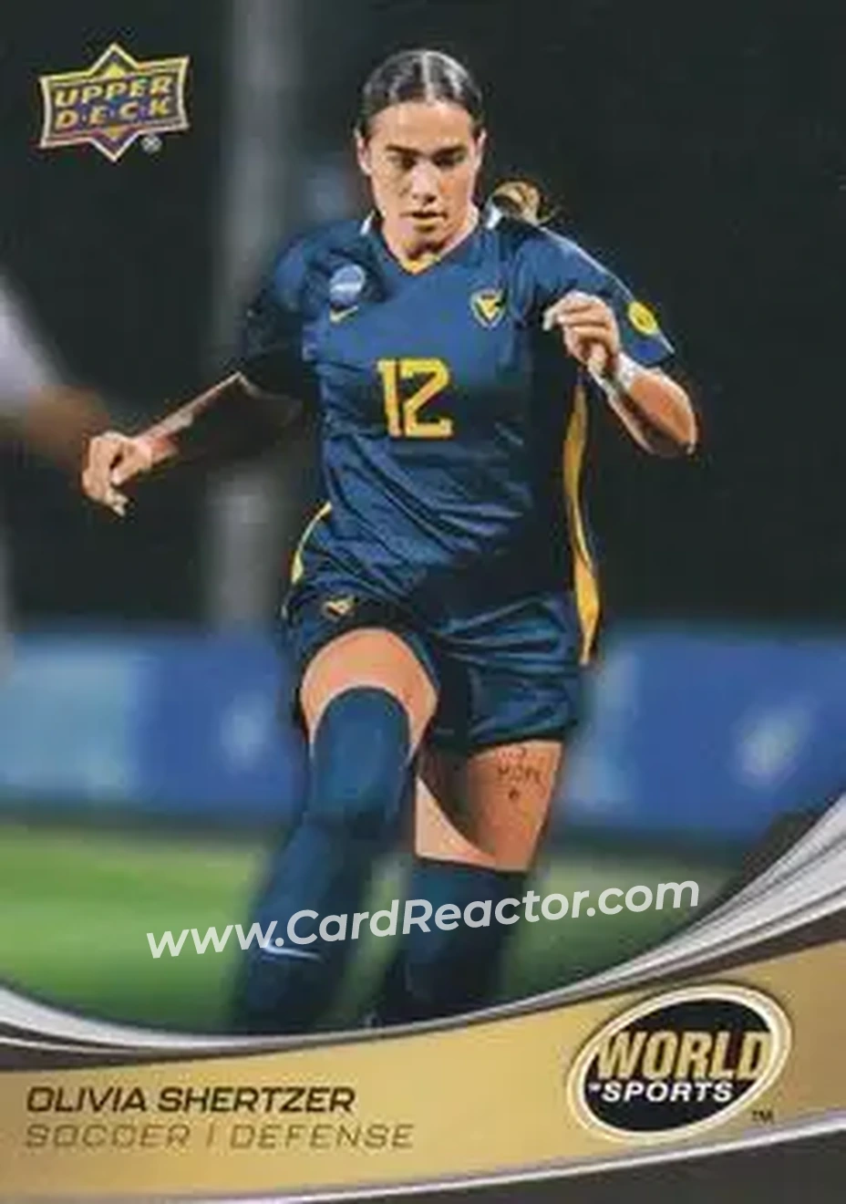 2026 Upper Deck World of Sports Volume II #245 - Olivia Shertzer - West Virginia Mountaineers - Front