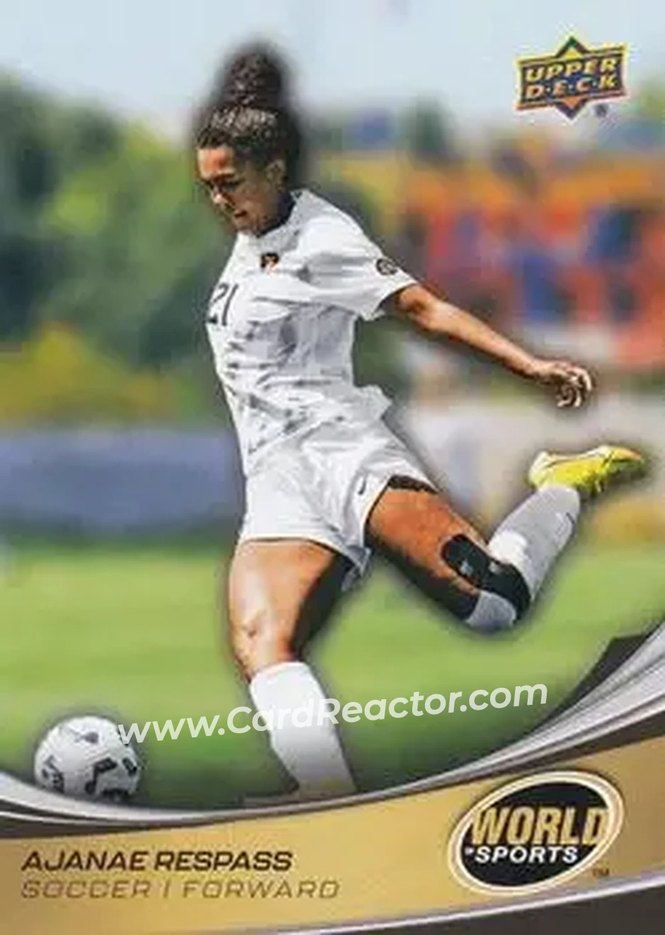 2026 Upper Deck World of Sports Volume II #252 - Ajanae Respass - West Virginia Mountaineers - Front