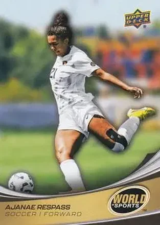 2026 Upper Deck World of Sports Volume II #252 - Ajanae Respass - West Virginia Mountaineers