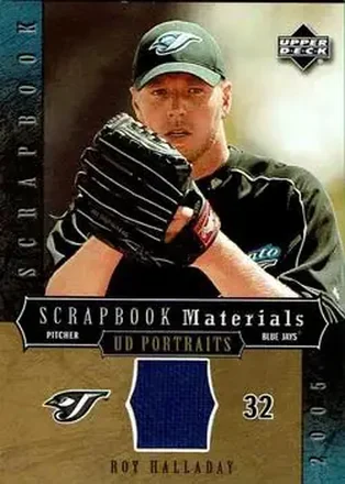 2005 Upper Deck Portraits - Scrapbook Materials #SM-RH - Roy Halladay - Toronto Blue Jays