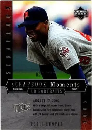 2005 Upper Deck Portraits - Scrapbook Moments #SM-HU - Torii Hunter - Minnesota Twins