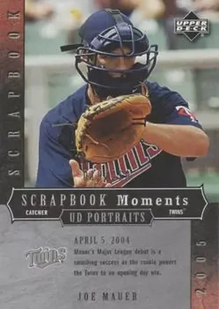 2005 Upper Deck Portraits - Scrapbook Moments #SM-JM - Joe Mauer - Minnesota Twins