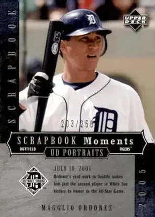 2005 Upper Deck Portraits - Scrapbook Moments #SM-OR - Magglio Ordonez - Detroit Tigers