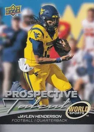 2026 Upper Deck World of Sports Volume II #324 - Jaylen Henderson - West Virginia Mountaineers
