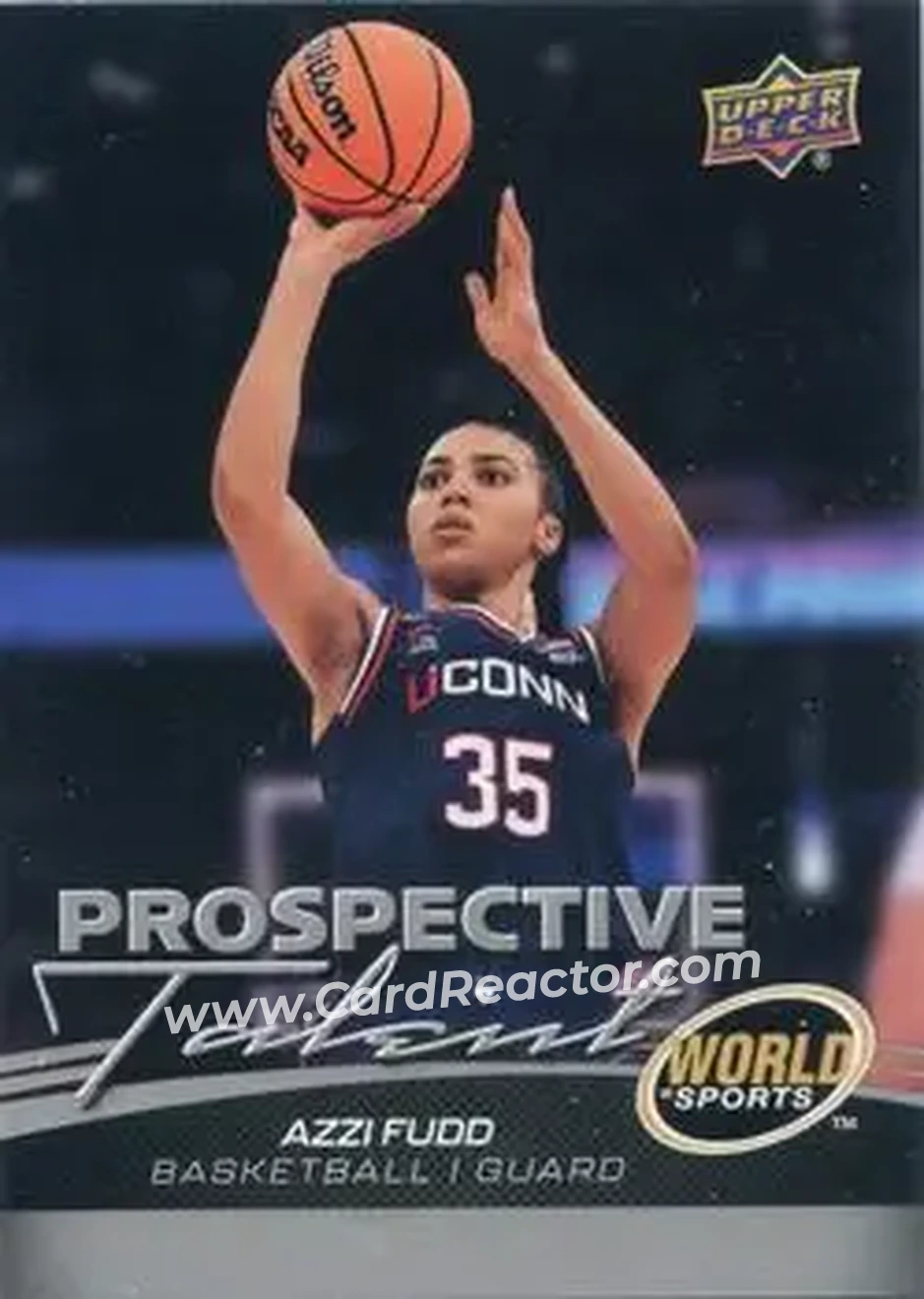 2026 Upper Deck World of Sports Volume II #396 - Azzi Fudd - Connecticut Huskies - Front