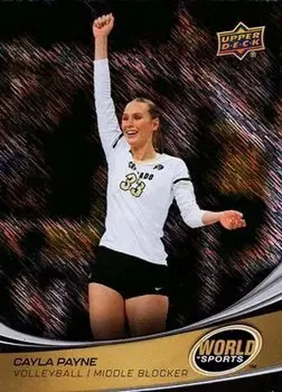 2026 Upper Deck World of Sports Volume II - Storm Zone Foilboard #63 - Cayla Payne - Colorado Buffaloes