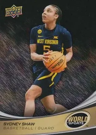2026 Upper Deck World of Sports Volume II - Storm Zone Foilboard #219 - Sydney Shaw - West Virginia Mountaineers