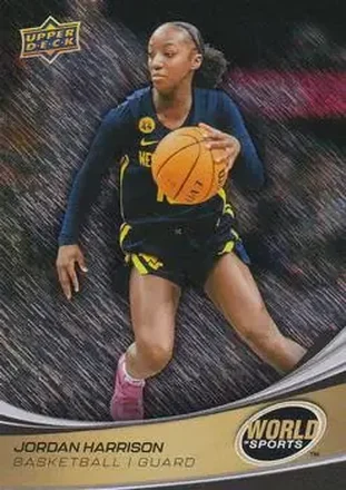 2026 Upper Deck World of Sports Volume II - Storm Zone Foilboard #223 - Jordan Harrison - West Virginia Mountaineers