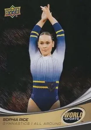 2026 Upper Deck World of Sports Volume II - Storm Zone Foilboard #232 - Sophia Rice - West Virginia Mountaineers