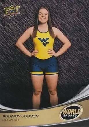 2026 Upper Deck World of Sports Volume II - Storm Zone Foilboard #238 - Addison Dobson - West Virginia Mountaineers