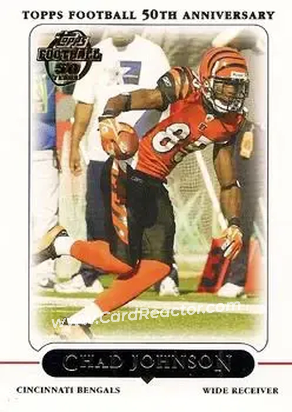 2005 Topps #7 - Chad Ochocinco - Cincinnati Bengals - Front 2005 Topps #7 - Chad Ochocinco - Cincinnati Bengals - Front
